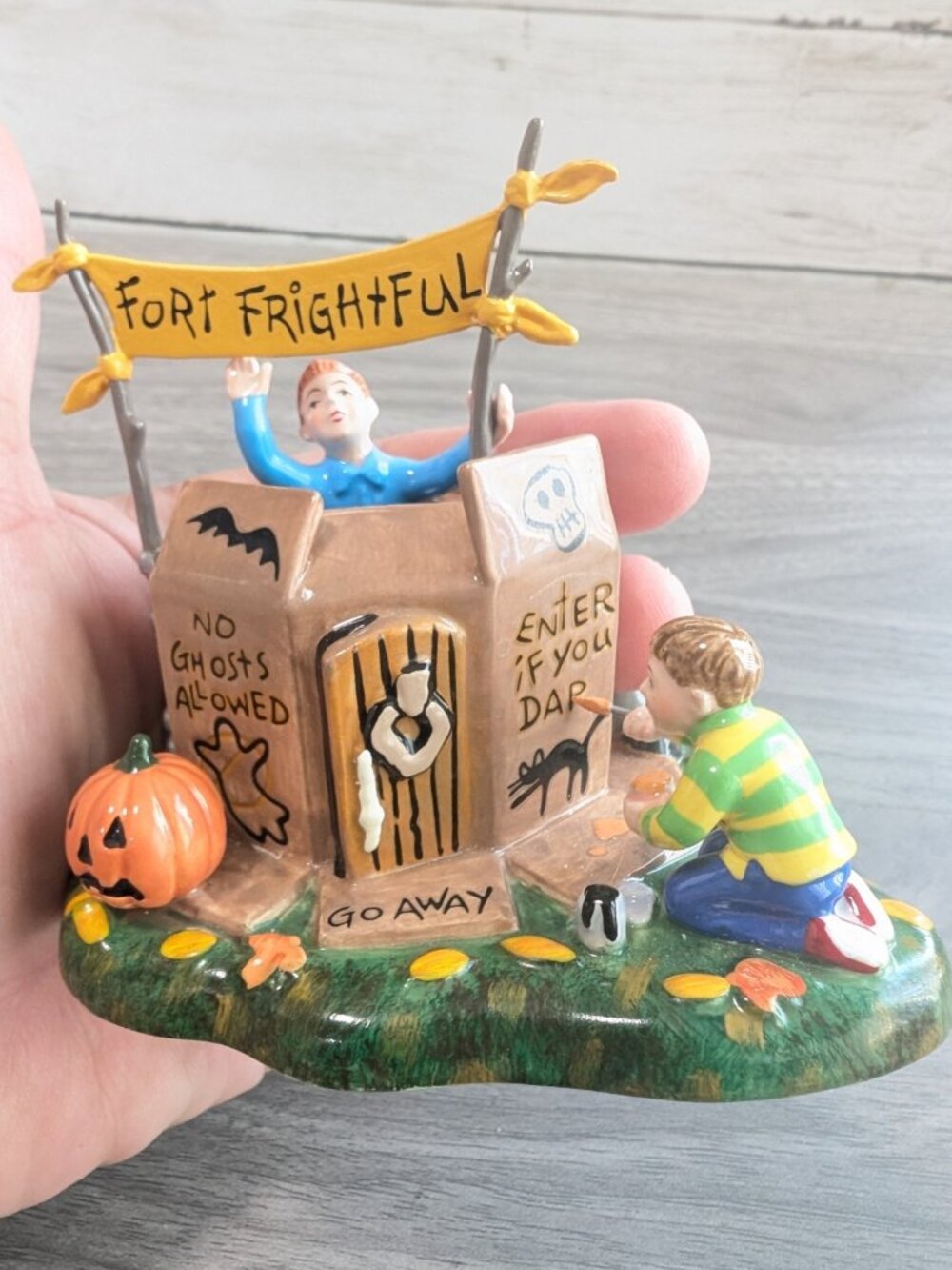 Department 56 Snow Village Halloween BUILDING FORT FRIGHTFUL